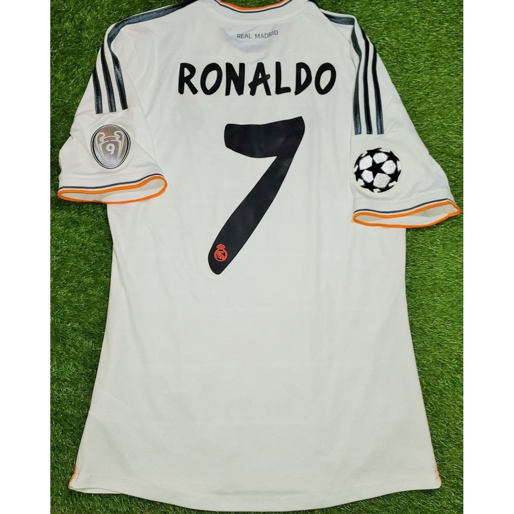 Cristiano Ronaldo Real Madrid UEFA FINAL 2013 2014 Soccer Jersey M SKU# G81157